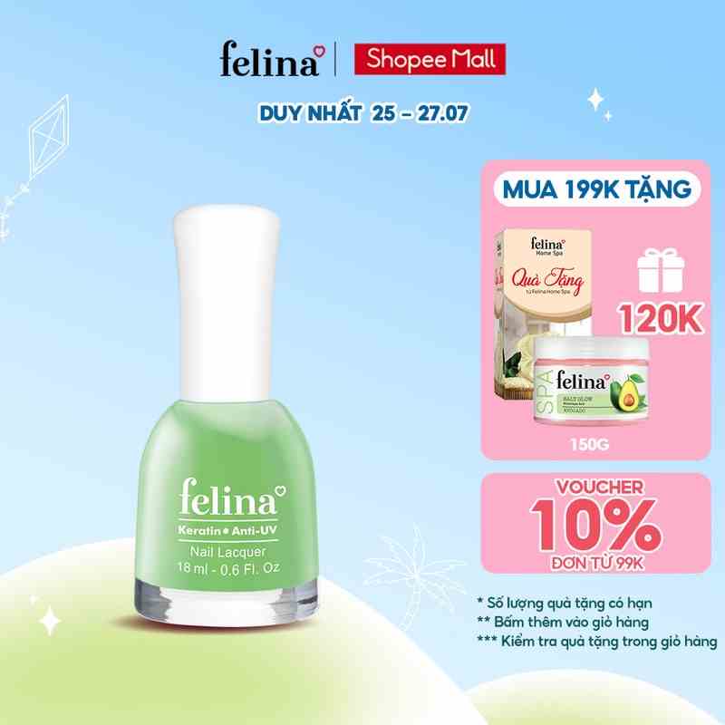 Sơn móng tay Felina Nail 18ml - màu mới