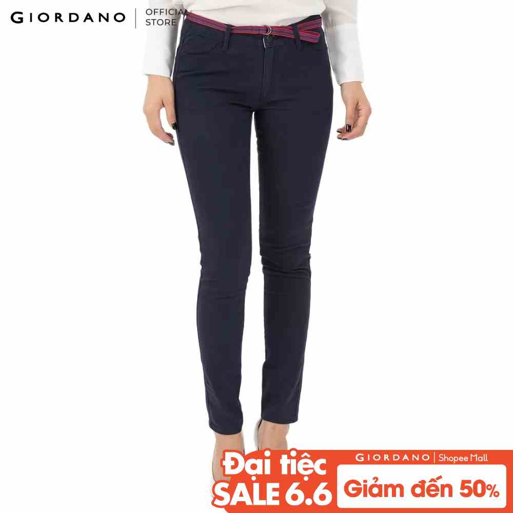 [Mã BMLTB200 giảm đến 100K đơn 499K] Quần Dài Khakis Nữ Giordano 0541603666