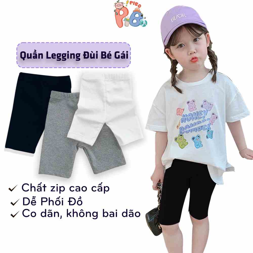 Quần Legging Đùi Cho Bé Gái Form Cực Xinh BabyBoo - PiBo Store