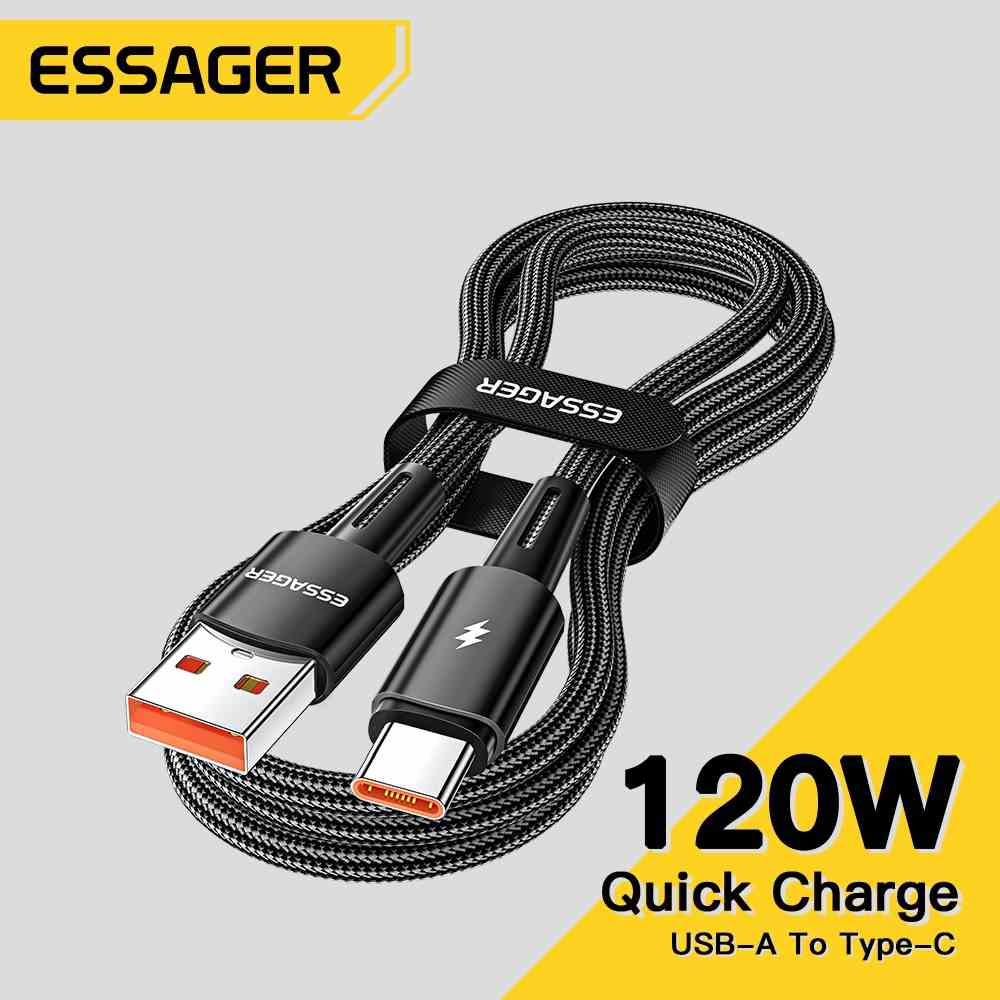 Essager Dây Cáp Sạc Nhanh 6A 12Pro K50 67W Cho Xiaomi 11Pro 120W