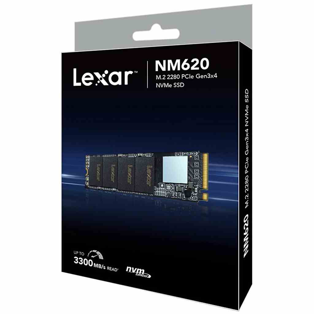 [ELCL7 Giảm 7% Tối Đa 500K] Ổ Cứng SSD Lexar NM620 M.2 2280 NVMe 256GB Up to 3300MB/s - Hàng Chính Hãng