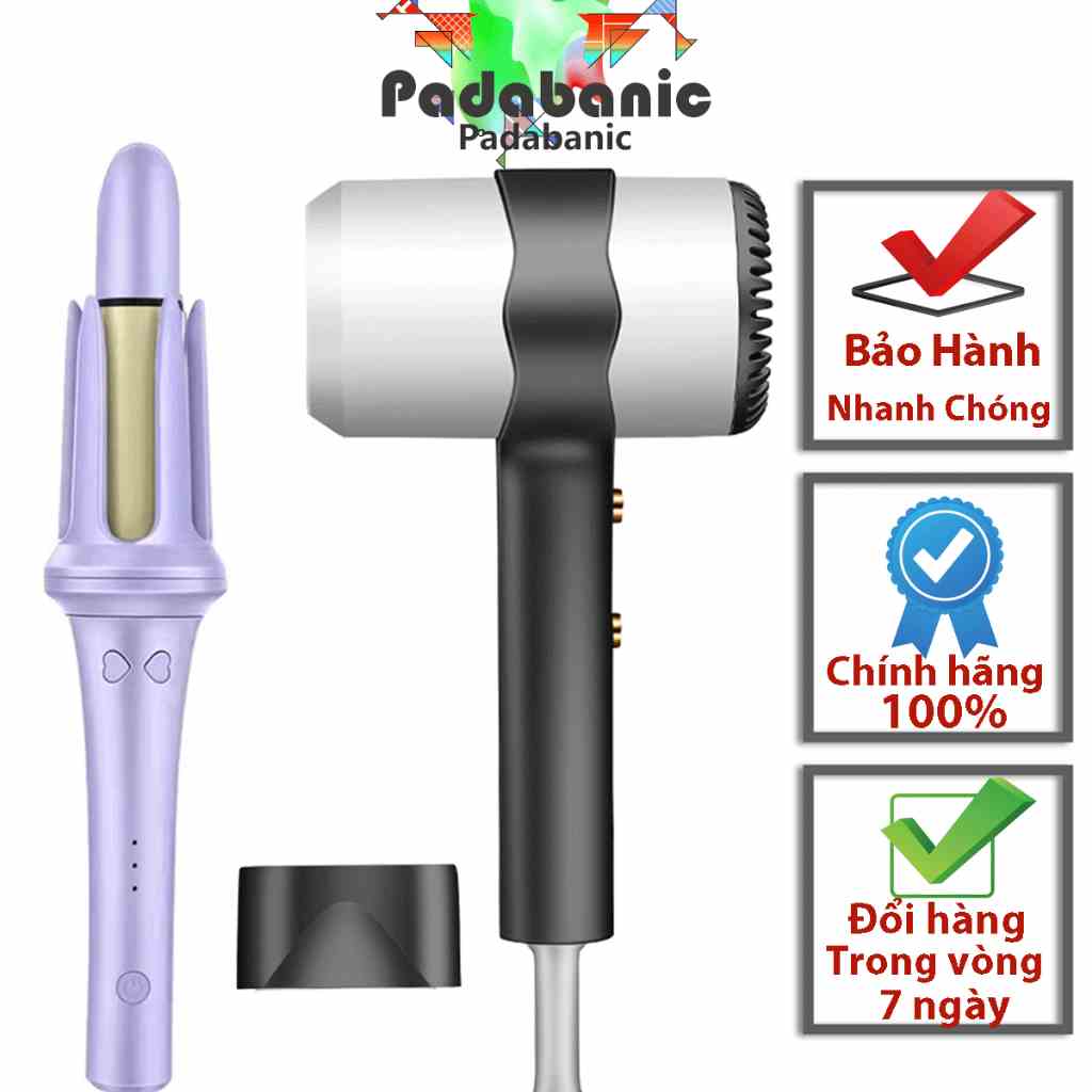 Máy Uốn Tóc Xoăn Tự Động Padabanic8885 Thiết Kế Nhỏ Gọn Có Thể Điều Chỉnh Nhiệt Độ