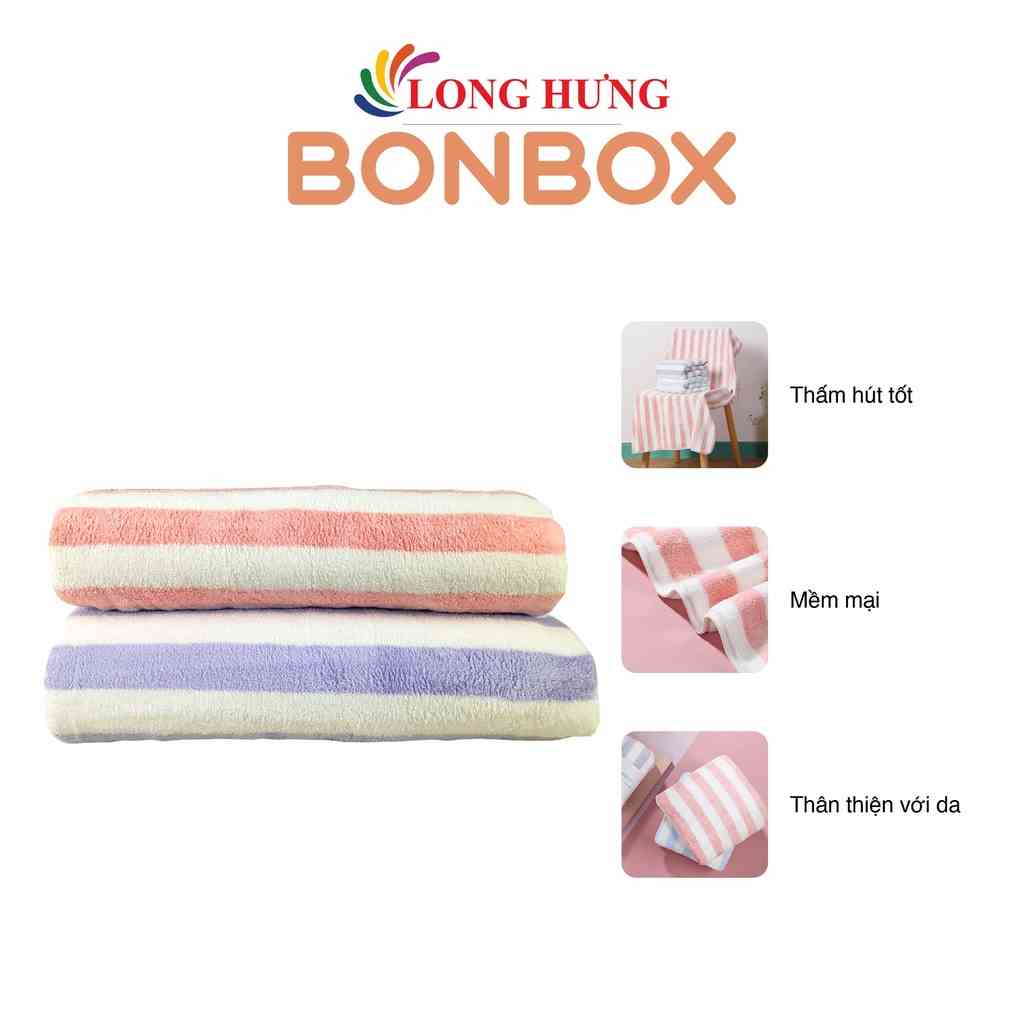 [Mã BMLTA35 giảm đến 35K đơn 99K] Khăn tắm sợi bông BONBOX 140x70 cm BT20 - Hàng chính hãng