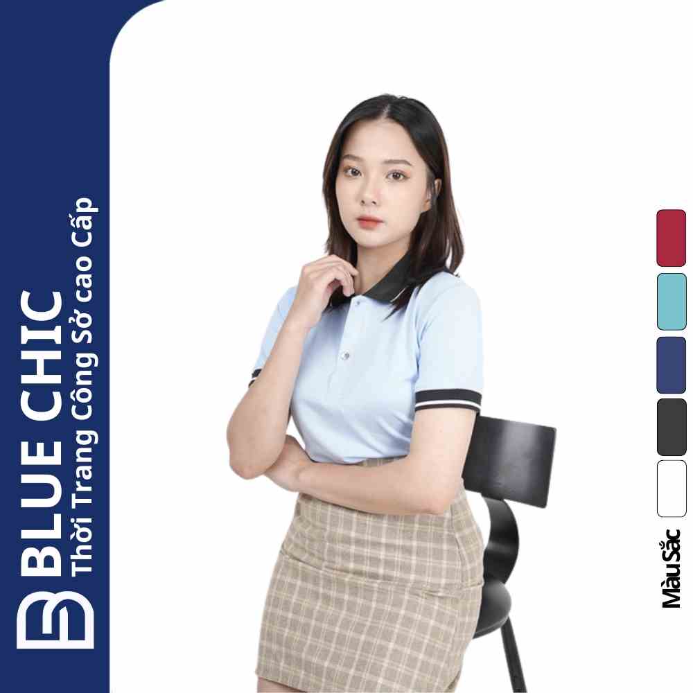 [Mã BMLTB200 giảm đến 100K đơn 499K] Áo thun polo Bluechic nữ dáng công sở