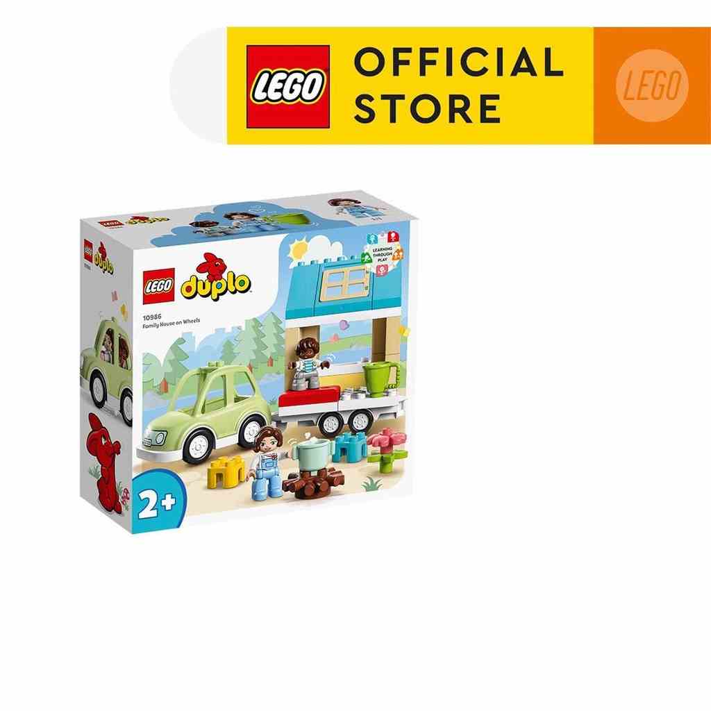 [Mã LIFEMC06CBAU giảm 50k đơn 350k] LEGO Duplo Town 10986 Ngôi Nhà Di Động Cho Gia ĐÌnh (31 Chi Tiết)