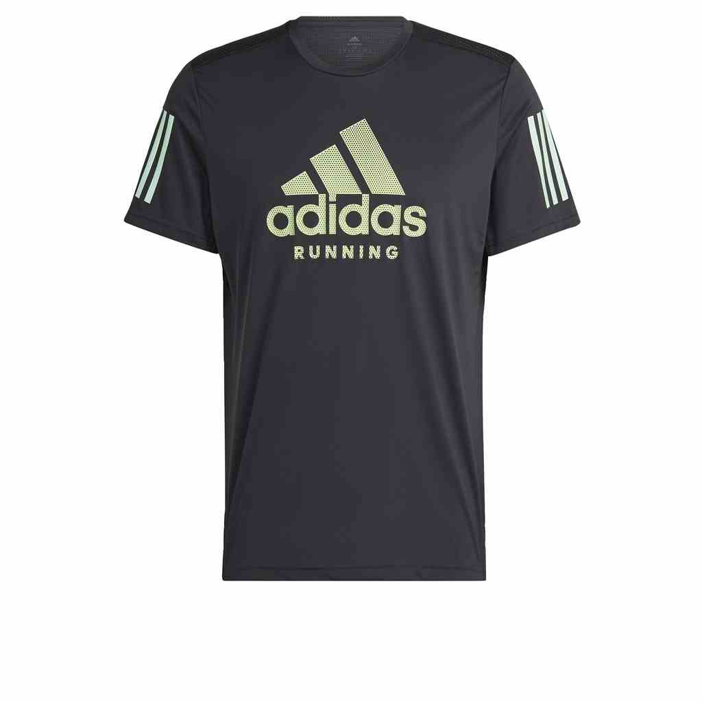 adidas Chạy Áo Thun Ngắn Tay Chạy Bộ Graphic In-Line AEROREADY Own the Run Nam Xám HA4314