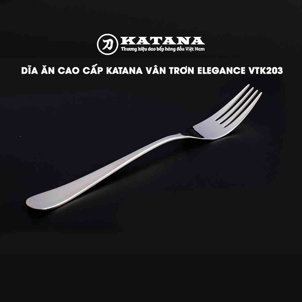 Dĩa ăn cao cấp KATANA vân trơn Elegance VTK203