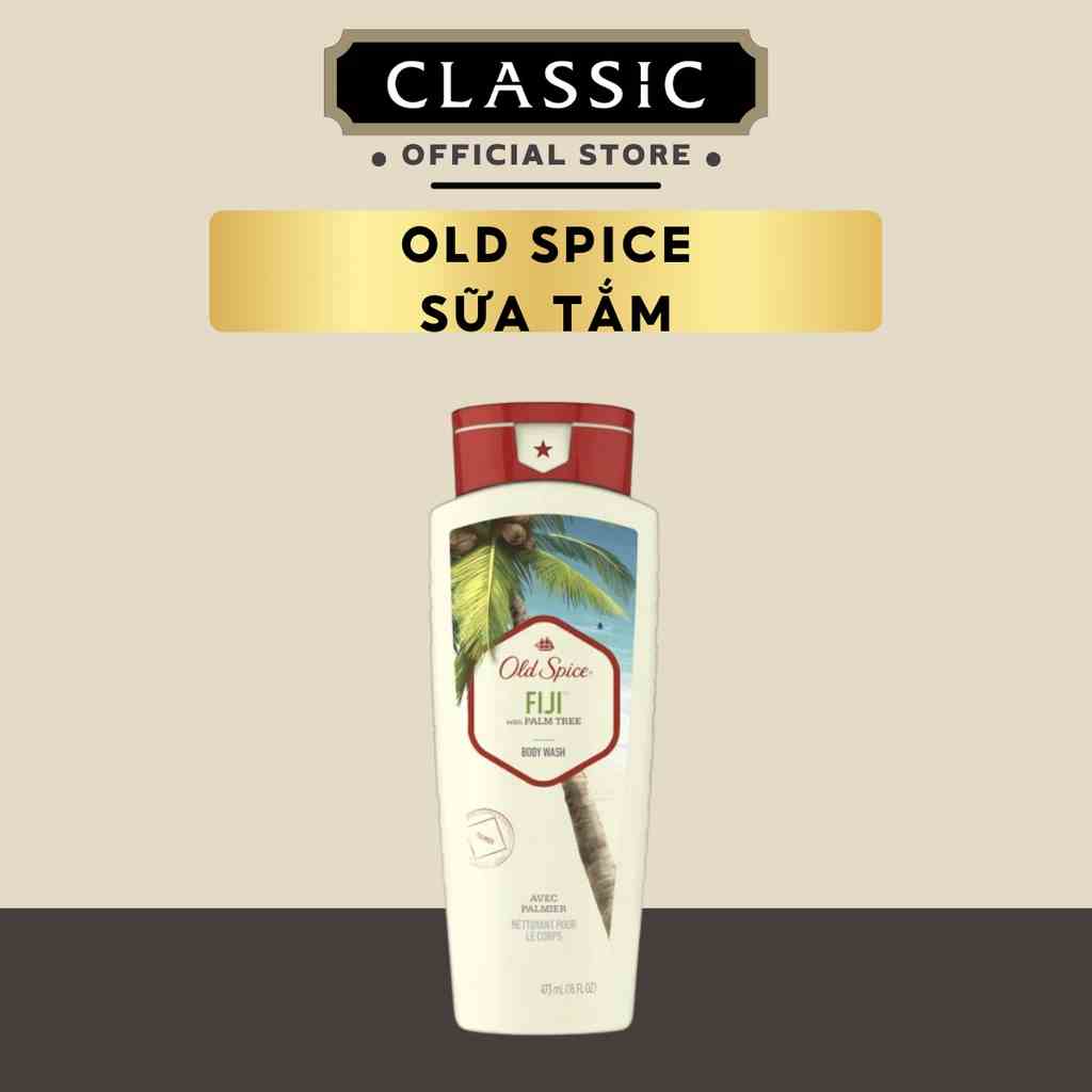 [Mã BMTTC60K giảm đến 60K đơn 50K] Sữa Tắm Nam Old Spice Fiji 473ml