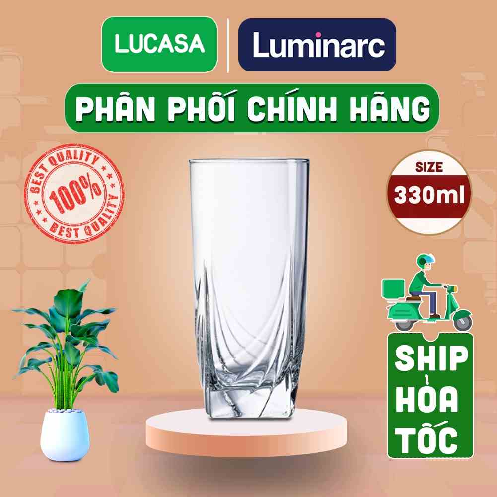 [Mã BMLTA35 giảm đến 35K đơn 99K] Ly Thủy Tinh Luminarc Ascot 330ml - Loại Cao L1308 | Phân Phối Chính Hãng