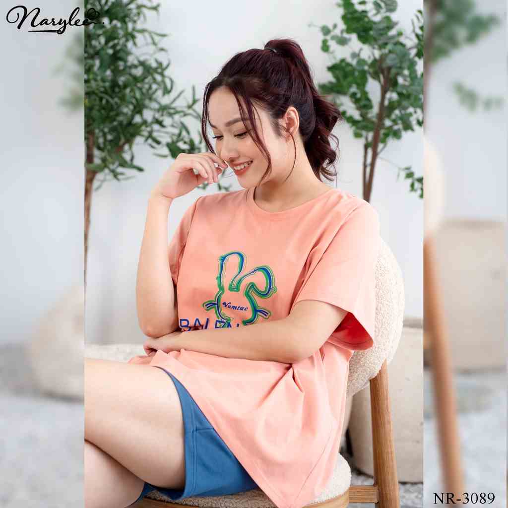 BỘ MẶC NHÀ COTTON NARYLEE ÁO TAY CỘC QUẦN ĐÙI NR-3089