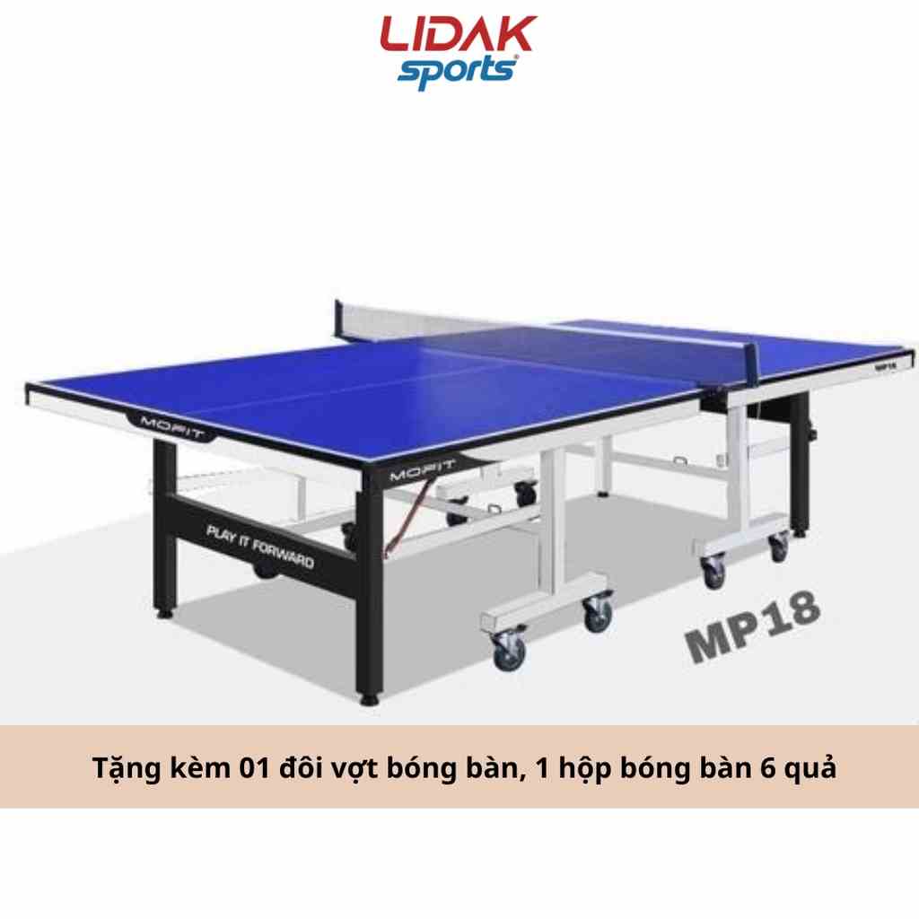 Bàn bóng bàn MPlus18 nhập khẩu chính hãng 100% mặt bàn 18ly chân bàn chắc chắn có bánh xe di chuyển - LIDAK SPORT