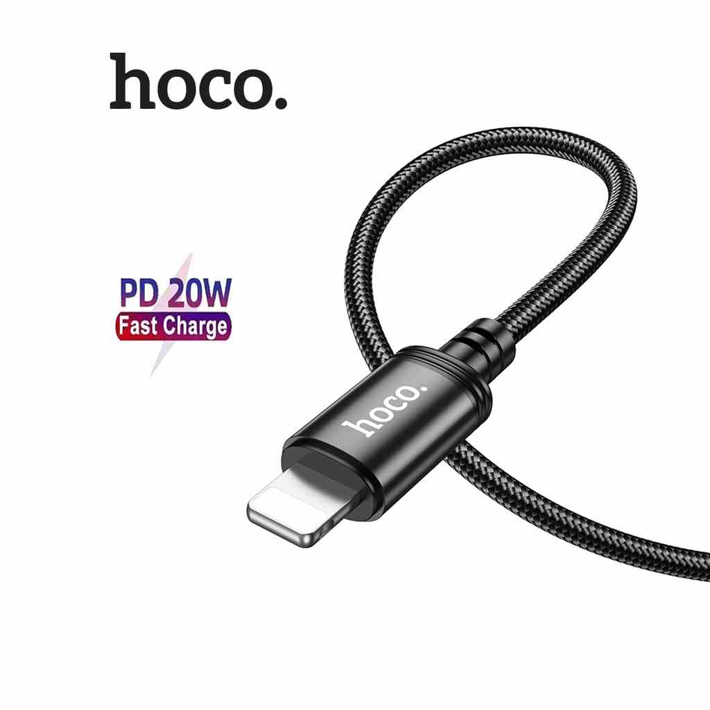 Cáp sạc nhanh Hoco X89 chân Type-C sang Lightning sạc nhanh PD20W ,truyền dữ liệu ,dây dù siêu bền dài 100CM