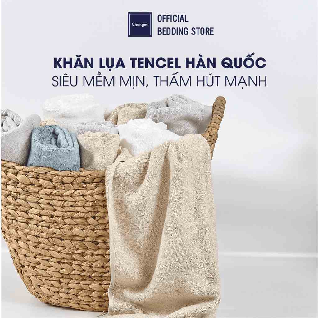 Khăn lụa Tencel Hàn Quốc siêu mềm mịn và thấm hút tốt. Hàng xuất khẩu. Dành cho da nhạy cảm, bé sơ sinh.