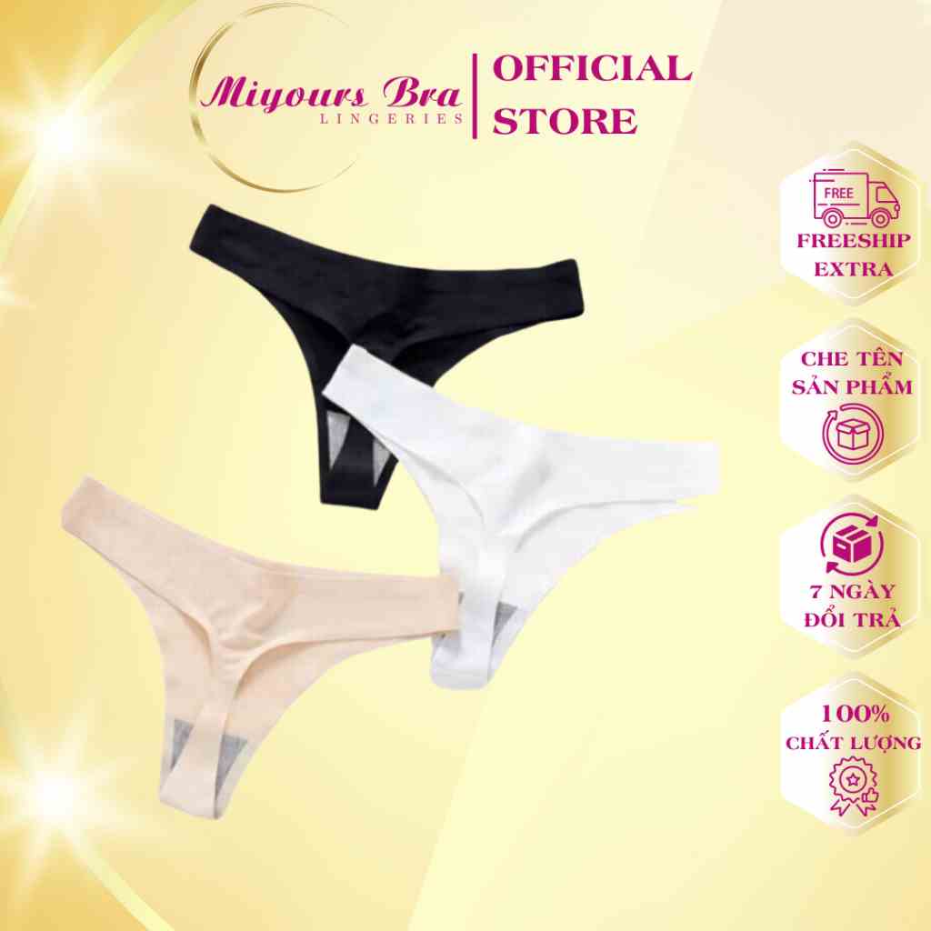 Quần lót nữ Miyours Fashion & More QL786 lọt khe đúc su thun lạnh cao cấp không đường may sexy và quyến rũ