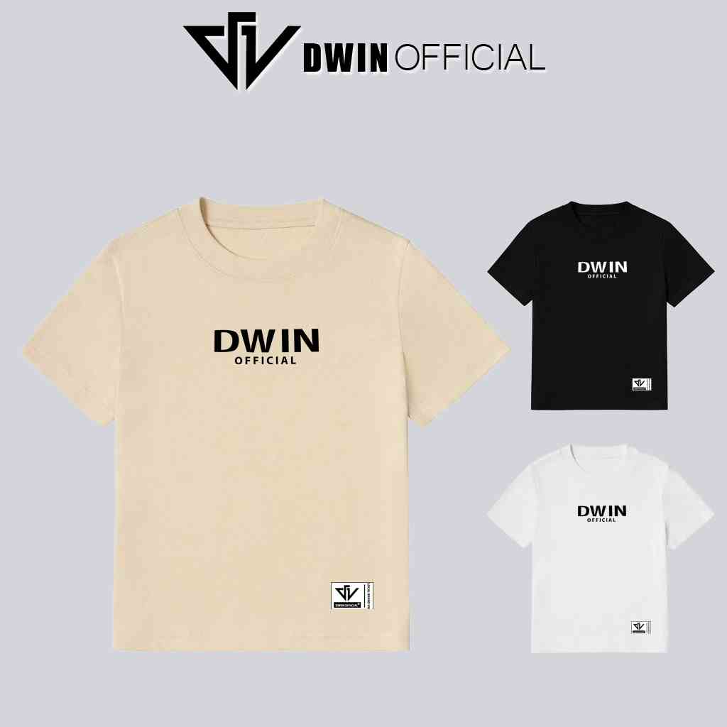 Áo thun nữ baby tee in Dwin chất liệu cotton 100% form baby phông ngắn tay local brand