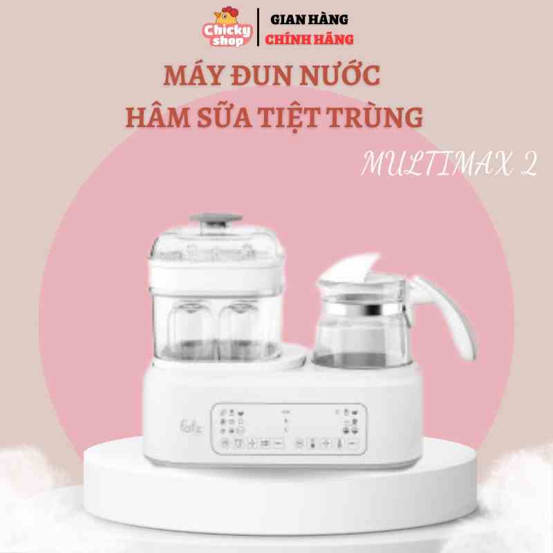 [BH 24 tháng] Máy tiệt trùng sấy khô đa năng Fatz Multimax 2 - hâm sữa, hâm thức ăn, đun nước, khử clo