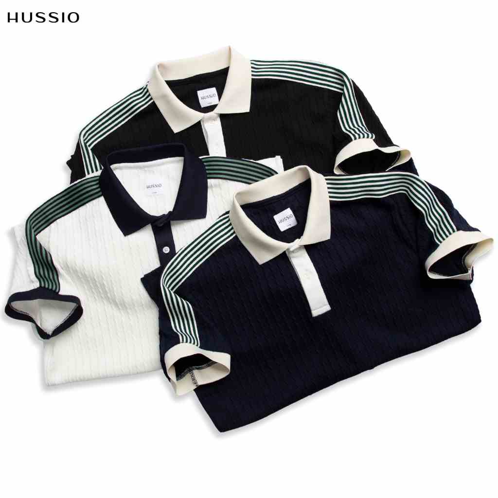 Áo thun Polo nam LUCUS V2 vải cotton dệt kim cao cấp, năng động, thanh lịch, chuẩn form - HUSSIO