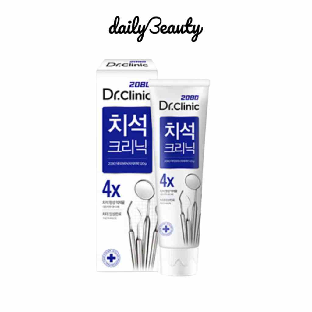 Kem Đánh Răng Ngừa Cao Răng Và Mảng Bám 2080 DR.CLINIC Tartar Care Toothpaste Ngừa Sâu Răng Hiệu Quả 125g Daily Beauty