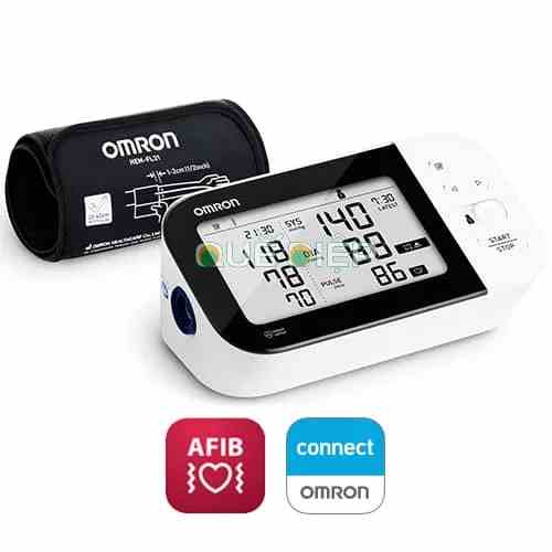 OMRON HEM-7361T - Máy đo huyết áp 7361 bắp tay điện tử, cảnh báo đột quỵ AFIB, rung tâm nhĩ, loạn nhịp tim, Bluetooth