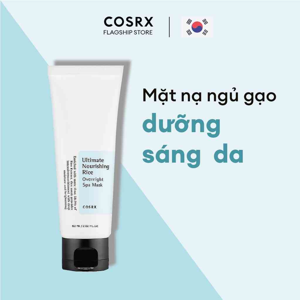 Mặt Nạ Ngủ Gạo Dưỡng Sáng Và Đều Màu Da COSRX Ultimate Nourishing Rice Overnight Spa Mask 60ml