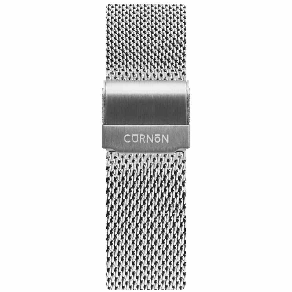 Dây Mesh Đồng Hồ Nam CURNON - Dành Cho Dòng Kashmir/Weimar, Chất Liệu Thép Không Gỉ, Kích Thước 20mm