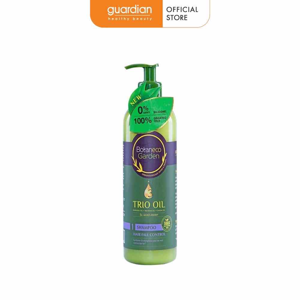 Dầu Gội Garden Trio Oil Giúp Giảm Rụng Tóc Botaneco 500ml