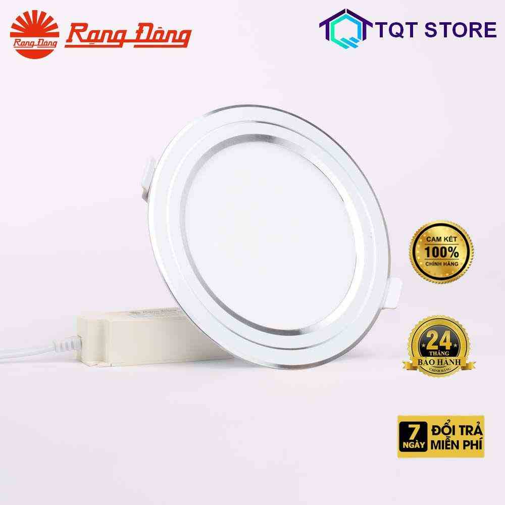 Đèn LED Panel Tròn Đổi Màu Rạng Đông, Lỗ Âm Trần D90, Công Suất 7W, Model PT05 ĐM 90/7W