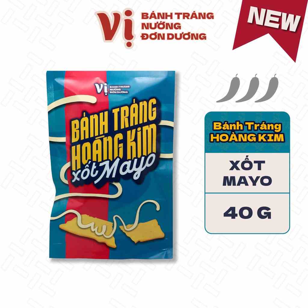 [Mã BMLTB35 giảm đến 35K đơn 99K] Bánh Tráng Hoàng Kim Xốt Mayo Vị - Túi 40g