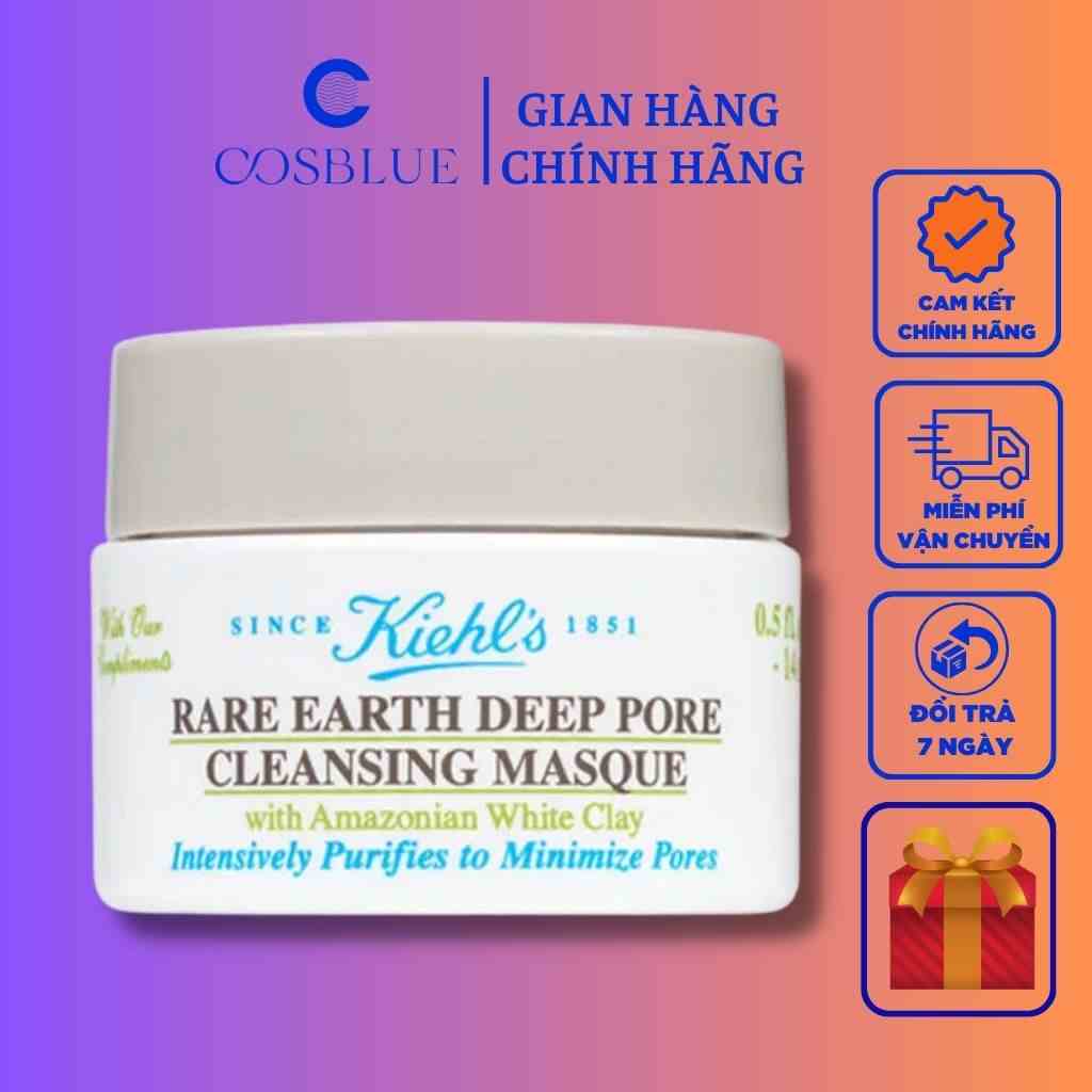 Mặt nạ đất sét Kiehls Rare Earth Deep Pore Cleansing Masque giảm dầu giảm mụn thanh lọc da hiệu quả