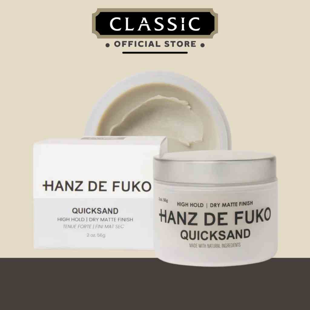 [Mã BMTTC60K giảm đến 60K đơn 50K] Sáp vuốt tóc Hanz De Fuko Quicksand 56g - Chính Hãng