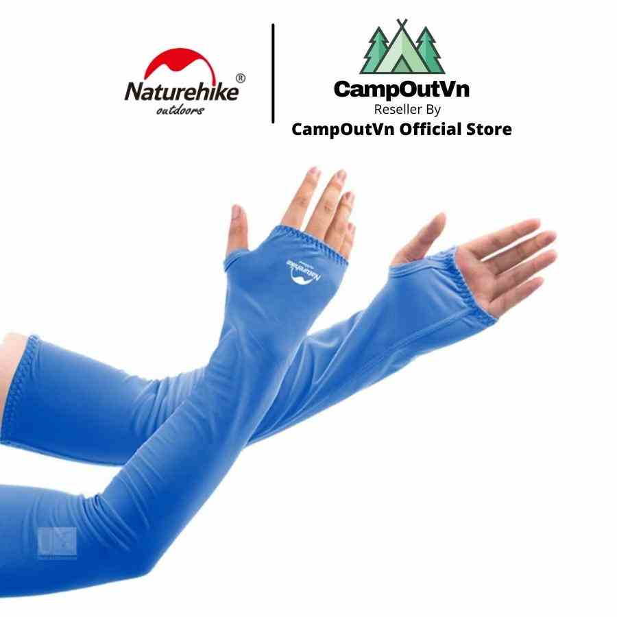 Găng tay chống nắng thể thao nam nữ NatureHike campoutvn cắm trại dã ngoại NH61X000-T A480