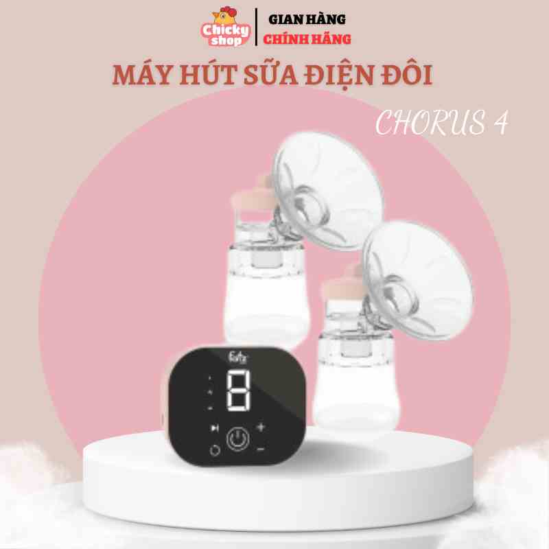 [Mã BMLTA35 giảm đến 35K đơn 99K] Máy hút sữa điện đôi Fatzbaby CHORUS 4 FB1101TY