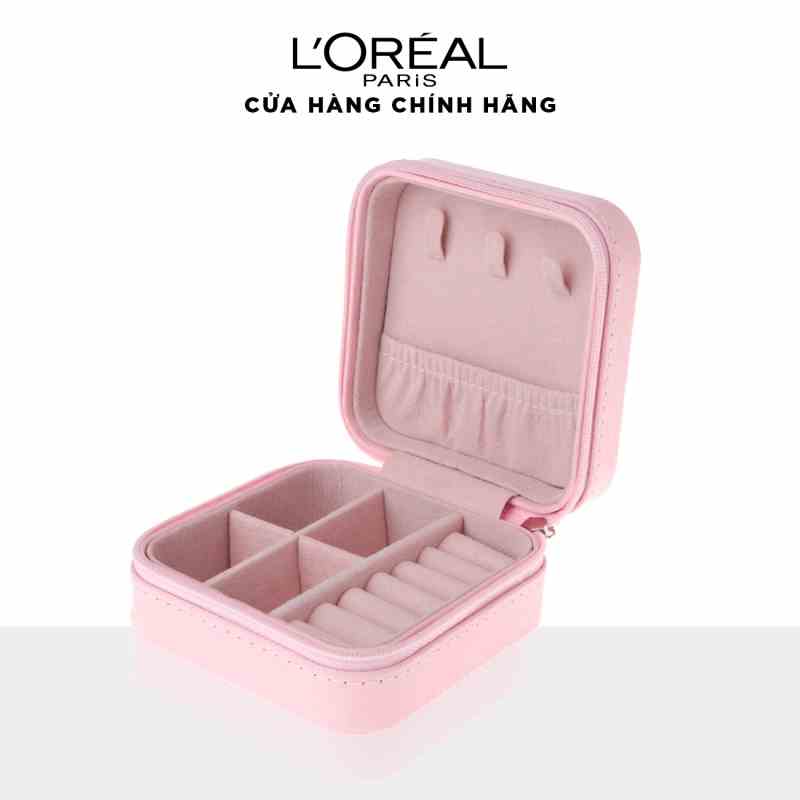 [Quà tặng không bán] Hộp Đựng Trang Sức Hồng Nhạt LOreal Paris