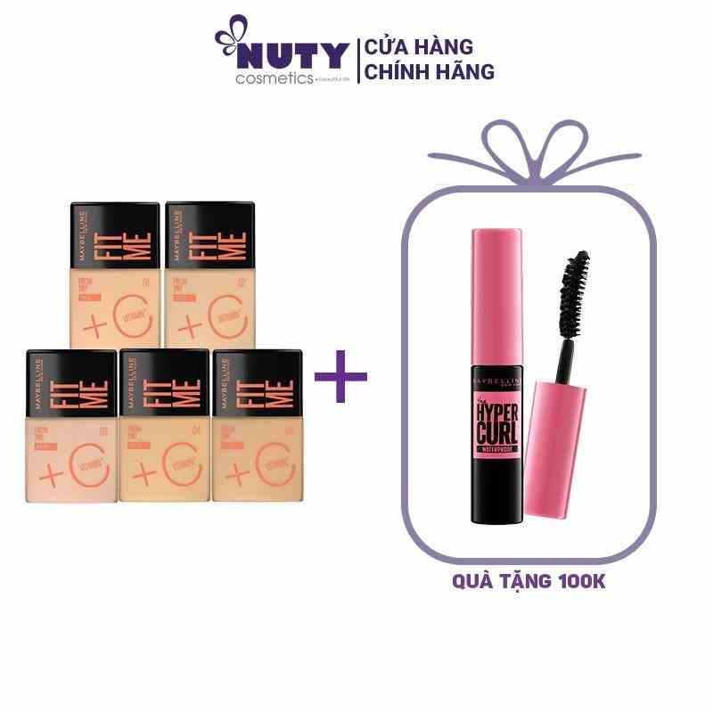 Kem Nền Maybelline Fit Me Fresh Tint C Tươi Mướt Chống Nắng SPF50 PA+++ (30ml)