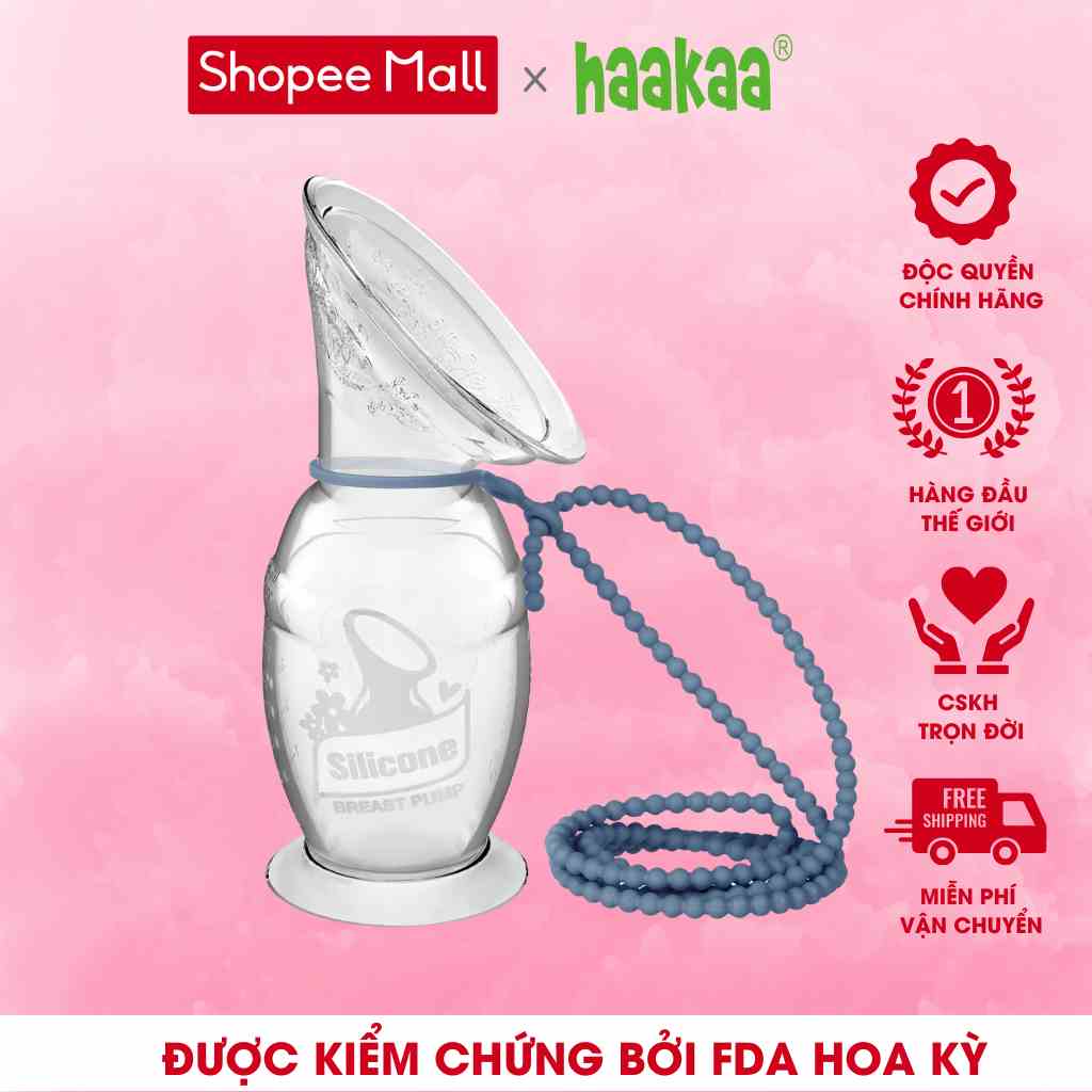 Combo Cốc hứng sữa Gen.2 và dây đeo Haakaa