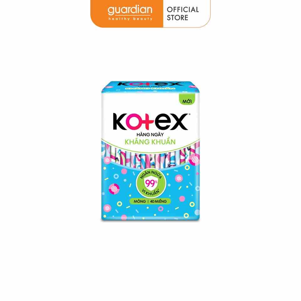 Băng Vệ Sinh Hằng Ngày Hương Tự Nhiên Kotex 40 Miếng