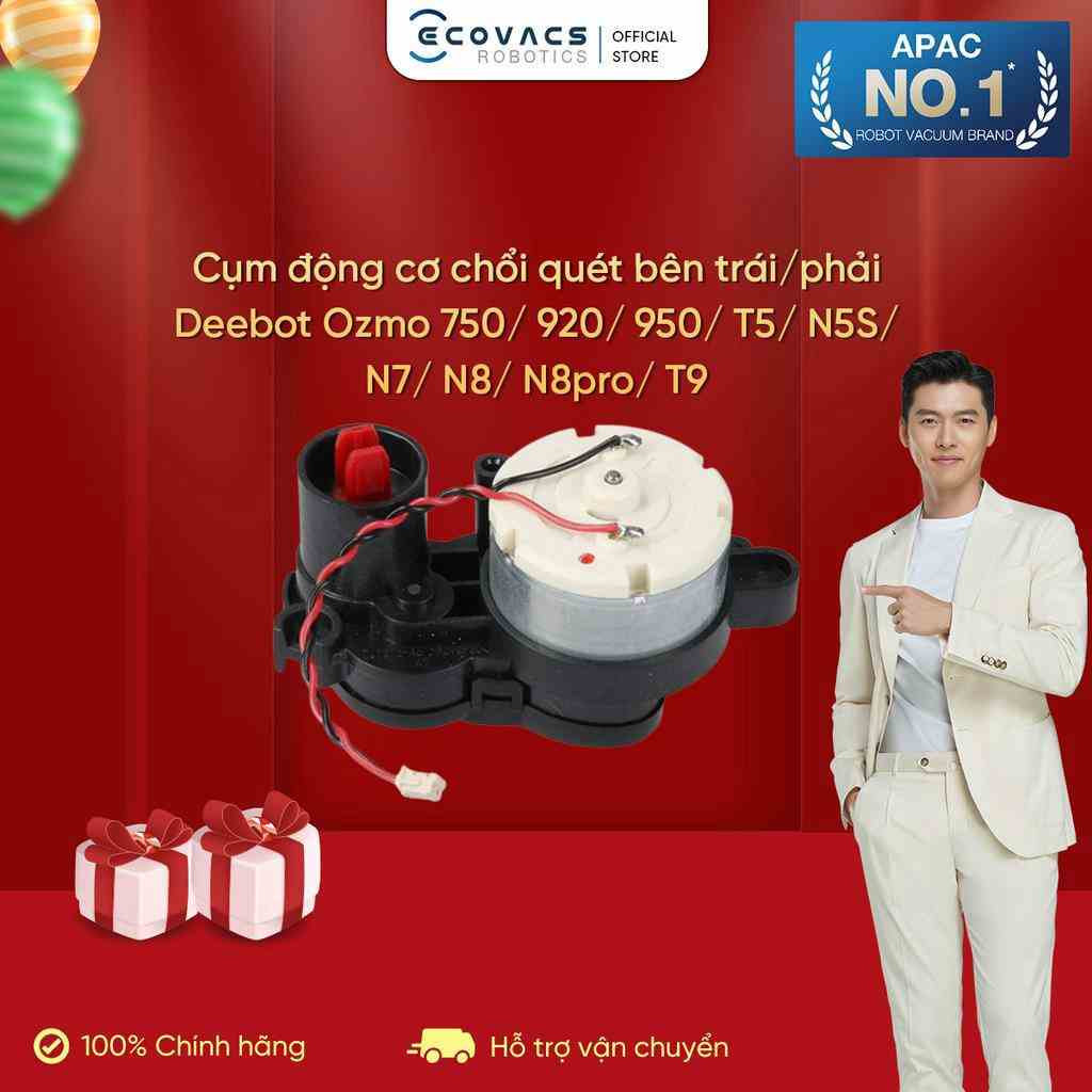 Cụm động cơ chổi quét bên trái/phải Deebot Ozmo 750/ 920/ 950/ T5/ N5S/ N7/ N8/ N8pro/ T9_Linh kiện chính hãng