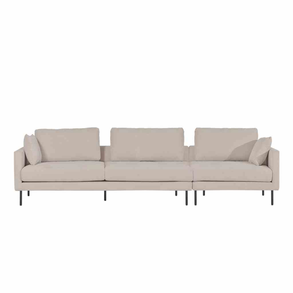 Ghế Sofa Vải ARIZE Alounge Nobel Cao Cấp - Module BD Kèm 2 Gối Vuông Cùng Màu - Decor Phòng Khách Sang Trọng