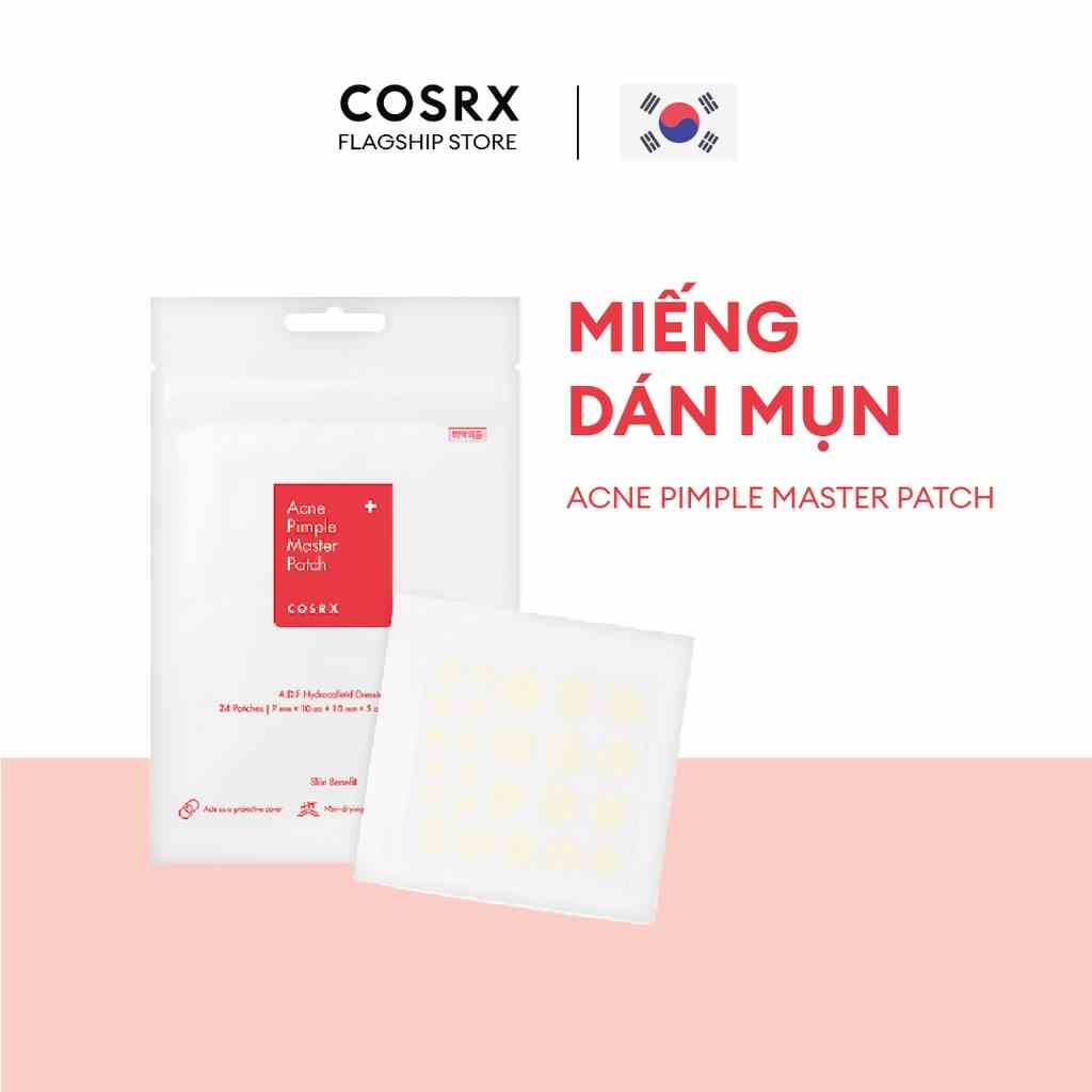 [Mã BMTTC60K giảm đến 60K đơn 50K] Dán Mụn COSRX Acne Pimple Master Patch 24 miếng