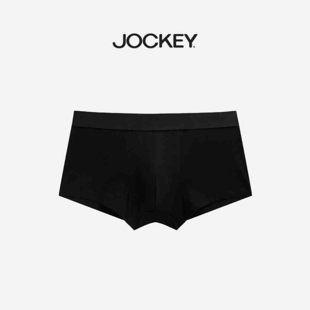 Quần Lót Nam Thun Cotton Jockey Dáng Trunk Co Giãn Thoải Mái Màu Đen - J1247_P1