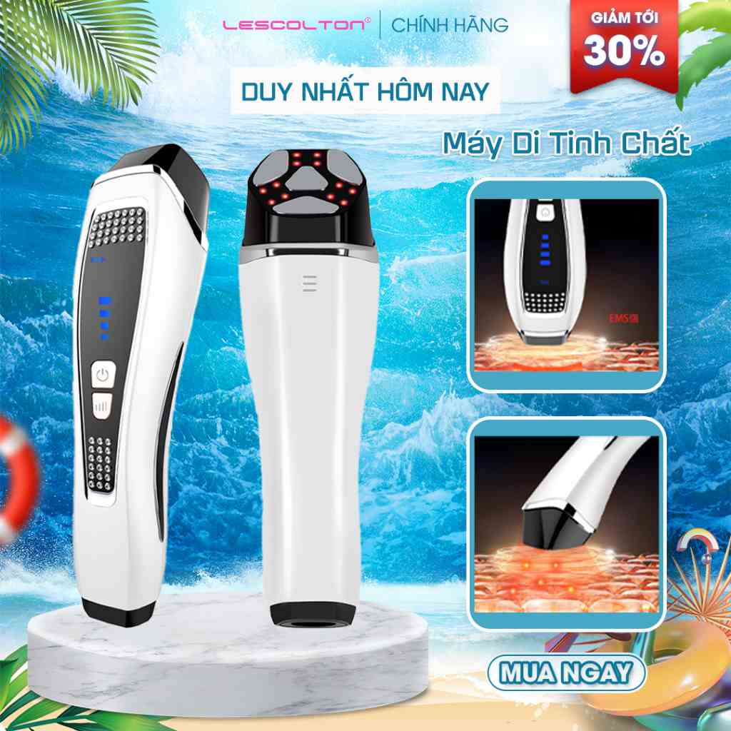 Máy đẩy tinh chất nâng cơ mặt Lescolton chăm sóc da trẻ hóa tái tạo da massage mặt giảm nếp nhăn công nghệ ion