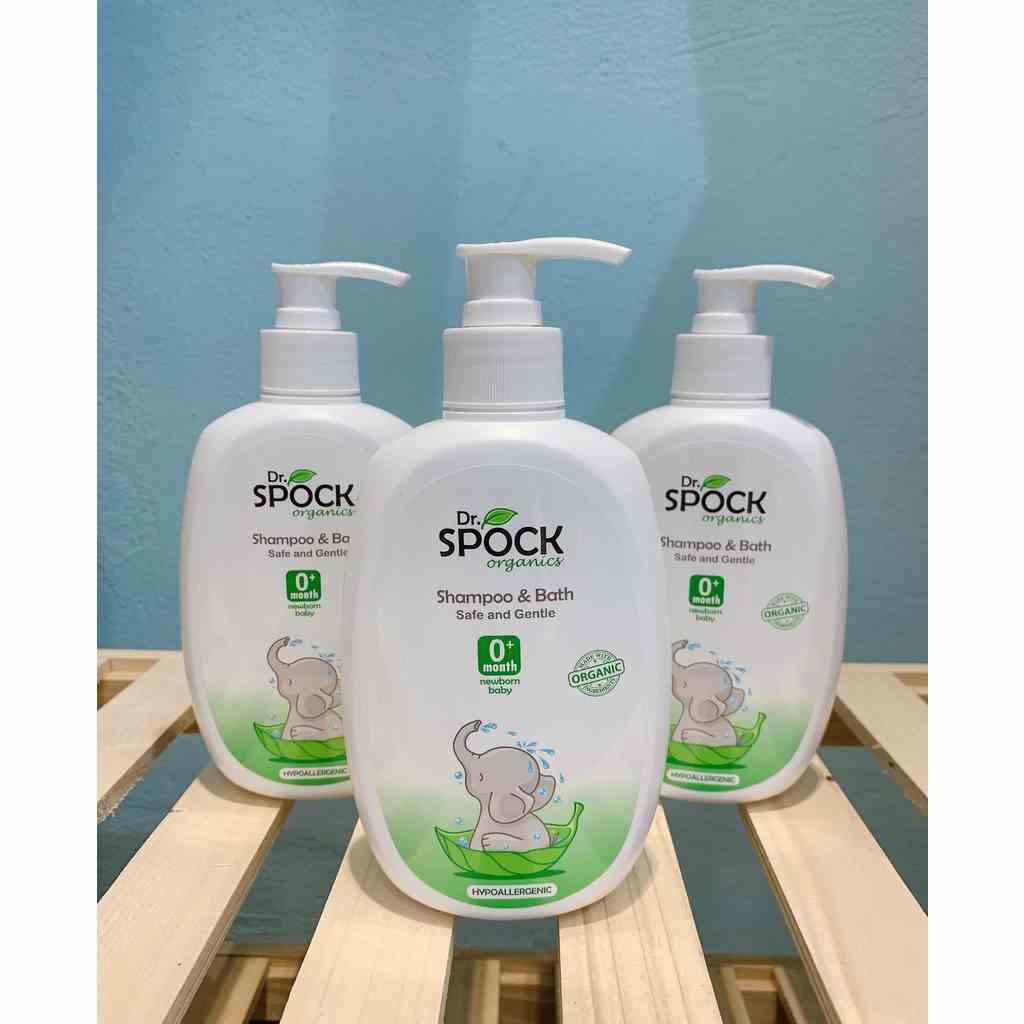 Sữa tắm gội Dr. Spock Organics ( 0M+ / 6M+ )