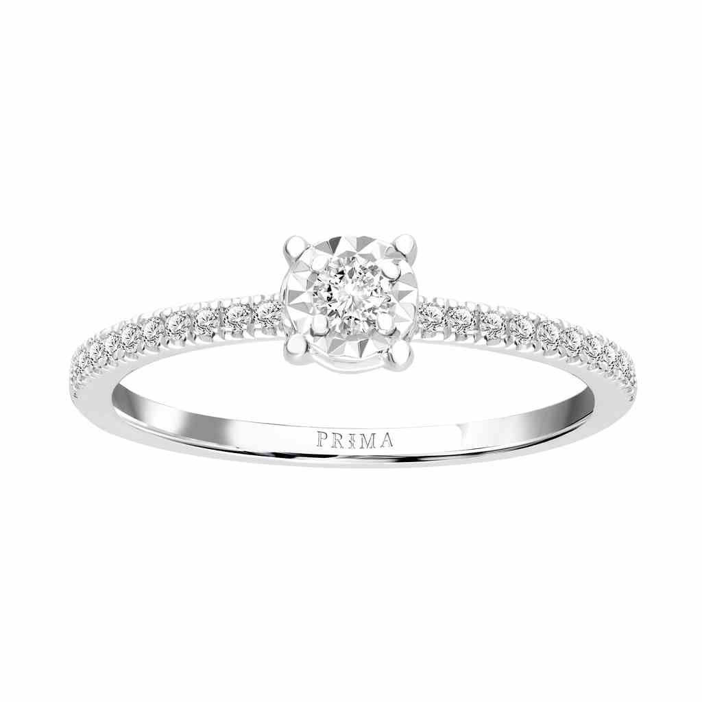 PRIMA Nhẫn Kim Cương - Vàng 18K - BST Stack Rings - 105R3944