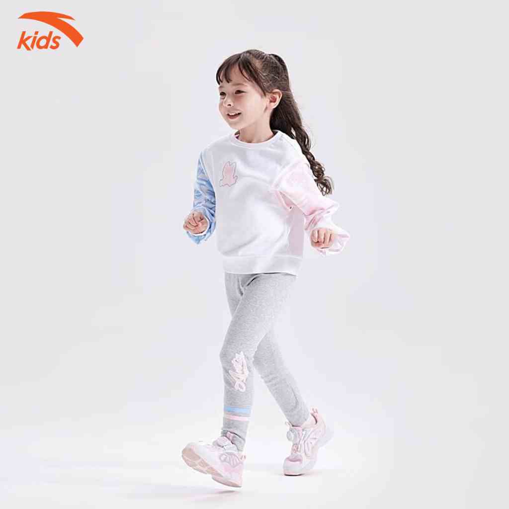 [Mã BMLTB35 giảm đến 35K đơn 99K] Quần dài bé gái thời trang Anta Kids, chất liệu nỉ bo gấu 362239746-2