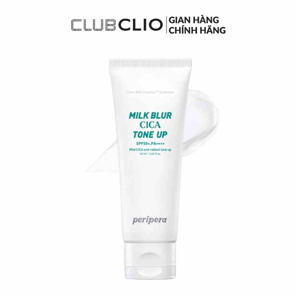 [Mã BMLTA35 giảm đến 35K đơn 99K] Kem Lót Nâng Tông Da Peripera Milk Blur Cica Tone Up Cream 60Ml