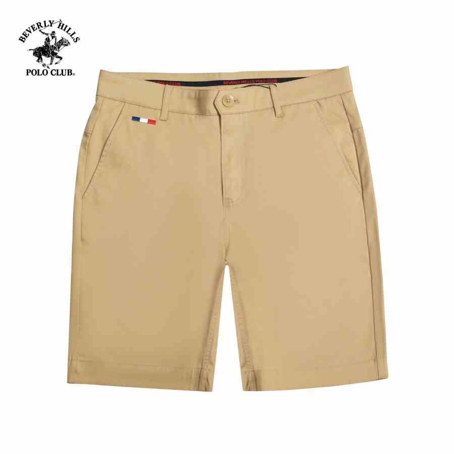 [Mã BMLTB35 giảm đến 35K đơn 99K] Beverly Hills Polo Club - Quần short Nam Slim Fit BE BEIGE- BHPC QKSS22V011