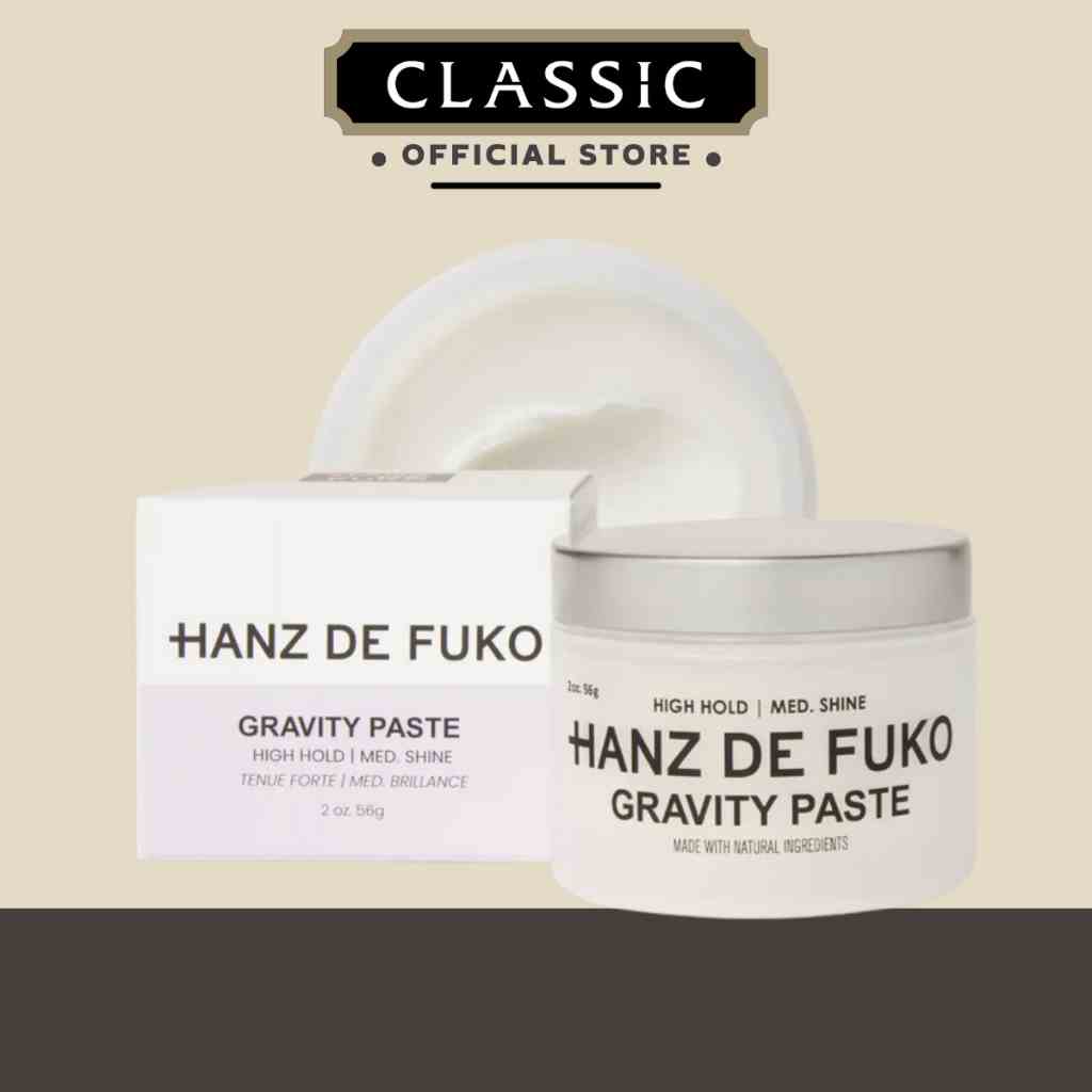 [Mã BMTTC60K giảm đến 60K đơn 50K] Sáp vuốt tóc Hanz De Fuko Gravity Paste 56g