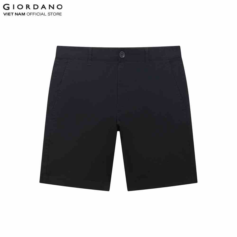 [Mã BMLTB200 giảm đến 100K đơn 499K] Quần Shorts Kaki Nam Lưng Thun Co Giãn 180 độ Giordano 01102214