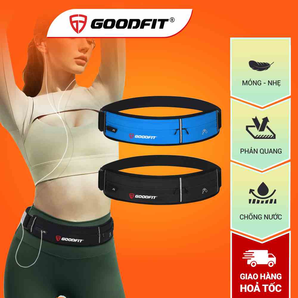 Túi đeo chạy bộ chống nước, phản quang, đai chạy bộ đựng điện thoại GoodFit GF119RB