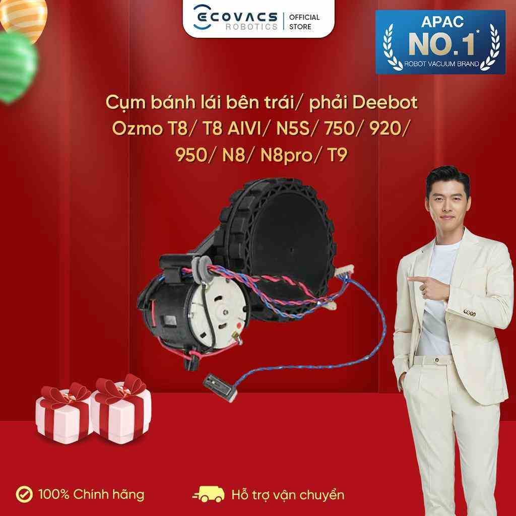 Cụm bánh lái bên trái/ phải Deebot Ozmo T8/ T8 AIVI/ N5S/ 750/ 920/ 950/ N8/ N8pro/ T9_Linh kiện chính hãng